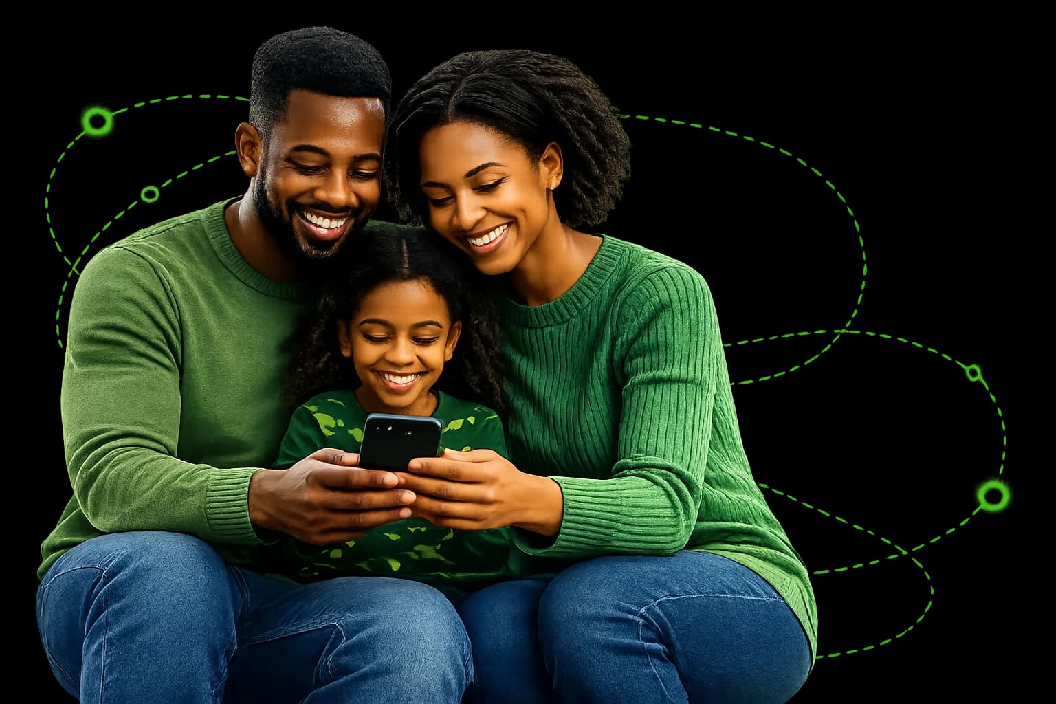 Family supported by Diaspora